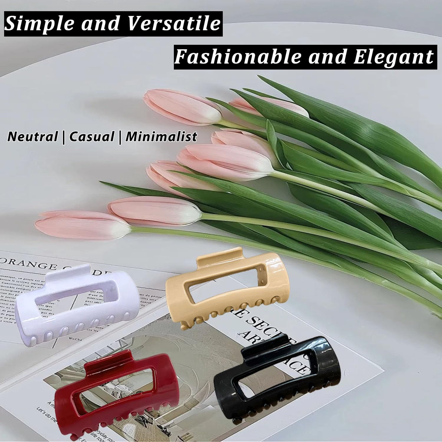 General, Soft Squishy Flexible Claw Clip, Silicone Cloud 