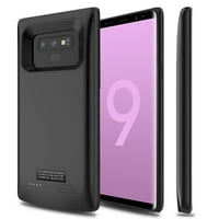 Galaxy Note 9 Battery Case, 5000mAh Slim Rechargeable Extended Protective Portable Backup Charger Case for Samsung Galaxy Note9 Black