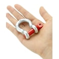 thumbnail image 3 of Anchor Shackles QWORK, acero galvanizado, 1 tonelada, 20 unidades, 3 of 8