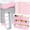 Pink, variant on Frsuoak Aluminum Mini Loaf Pans with Lids, Perfect Individual Size, 100 Count