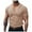 Khaki, variant on Mens T-shirts Men's Summer Seasons Leisure Fashion Solid Color Contrast Design Short Sleeve Tops Short Sleeve Shirts Men Knit Top Slim Fit Long Running Shirts Polyester Bulk Puffy Men Bulk Sky Blue M