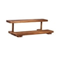 thumbnail image 2 of lionlar Wood Display Riser Jewelry Organizer Rack Fashion Decoration Collectibles Display Stand Showcase Fixtures for Figurines Hotel 2 Layer, 2 of 9