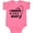 Hot Pink, variant on Inktastic I Hooked Opa's Heart with Fishing Rod Boys or Girls Baby Bodysuit