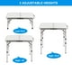 thumbnail image 3 of RedSwing Mesa plegable pequeña portátil de 2 pies, mesa plegable pequeña de altura ajustable, mesa de camping de aluminio ligero, 15.7 x 23.6 x 19 pulgadas, 3 of 5