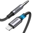 thumbnail image 1 of Cable auxiliar UGREEN para iPhone Lightning a 3,5 mm con certificación MFi, 1 of 9