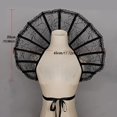 thumbnail image 3 of Detachable Ruffle Collar Halloween Gothic Accessory for Women Men Cosplay Party Dress Up Style, 3 of 5