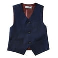 thumbnail image 5 of ETHAN Boys Blue Suit for Boys 3 Pieces Boys Blazer Formal Suit Set for Wedding Boy Suit 5Y, 5 of 9