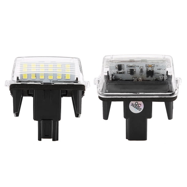 1 par de luces LED para placa de matrícula aptas para Toyota Corolla 2014