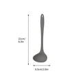 thumbnail image 3 of Vikakiooze under $10,Silicone Soup Ladle Spoon with Comfortable Grip - Cooking and Serving Spoon for Soup, Chili and Pancake Batter - Large Scoop for Canning and Pouring, 3 of 4
