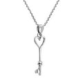 thumbnail image 2 of Romantic Inspired Key to My Heart Sterling Silver Pendant Necklace, 2 of 6