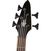 Rogue LX205B Series III Fretted 5-String Solid Body Bass Guitars, Metallic Blue
