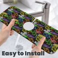 thumbnail image 6 of Xecao Game Joysticks for Kitchen Sink Splash Guard Faucet Mat , Faucet Guard & Draining mat, (15" X 5.5" ), 6 of 7