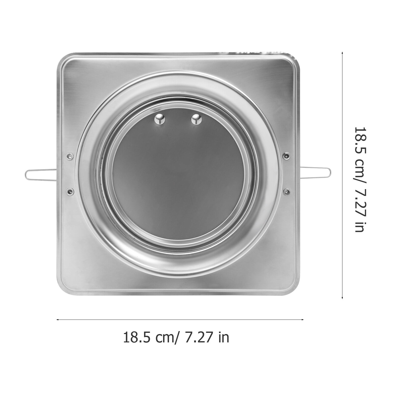 1pc Dryer Vent Cover Stainless Steel Grille Dryer Vent Exterior Wall