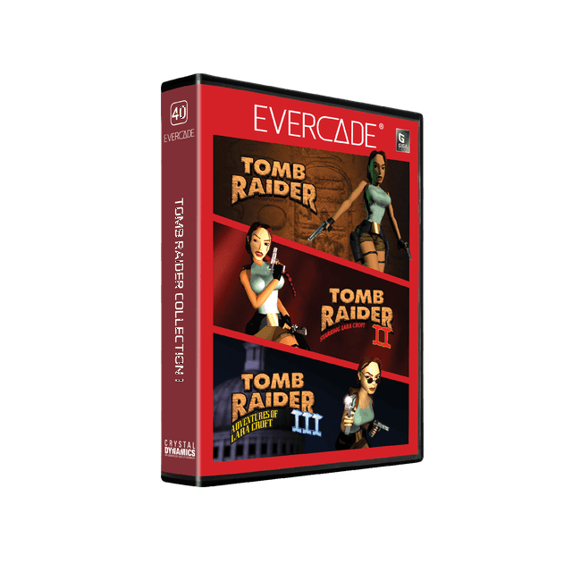 Blaze Evercade EXP-R + Tomb Raider Handheld