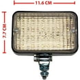 thumbnail image 5 of APSMOTIV LED Rear Front Fog Lamp Tail/Stop Lamp Light for Trucks Tractors Trailers Single Piece 24 Volts Clear Color, 5 of 5