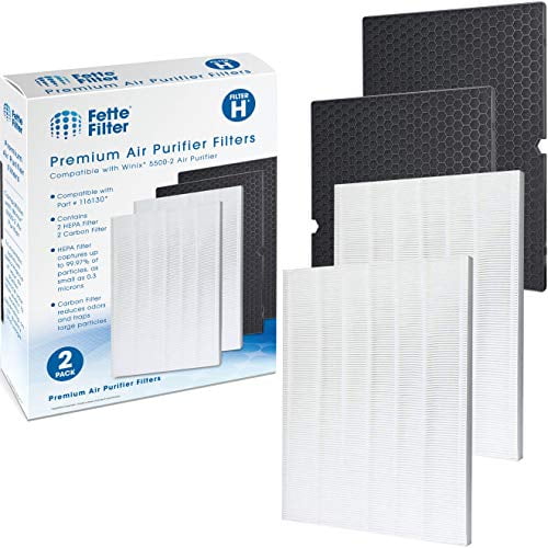 Filter G LifeSupplyUSA 4 Carbon Pre Filters for Winix Part # 115122 PlasmaWave Series 