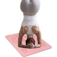 thumbnail image 3 of Non Slip Fitness Exercise Mat, Shock Absorption with High Density TPE Material for Jump Rope, Yoga, Dance, Floor Exercises, 2Pcs, 3 of 5