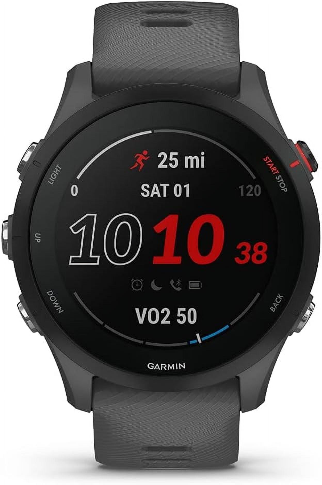 Garmin Forerunner 255 (Slate Gray) GPS Running Smartwatch 