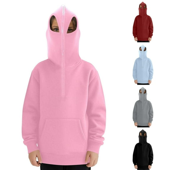 Boys Quarter Zip Hoodies 2025 Fall Trendy Pullover Hoodie Sweatshirt Casual Loose Long Sleeve Tops 3-14T Cute Sweatshirts For Teens Pullovers Kids