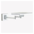 thumbnail image 2 of Personal Makeup Mirrors 5X Acrylic Mirror Led With Light Makeup Mirror Folding Wall Hanging Beauty Mirror Bathroom Retractable Square Mirror ,Widely Use, 2 of 4