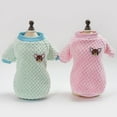 thumbnail image 6 of Autumn Winter Pet Fleece Pajamas Pullover Dot Printed Sleepwear Dog Cat Clothes, 6 of 7