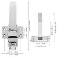 thumbnail image 2 of GAXIRE 1 Set Lockable Door Handle Zinc Alloy For Secure Closure In Home Use, 2 of 7