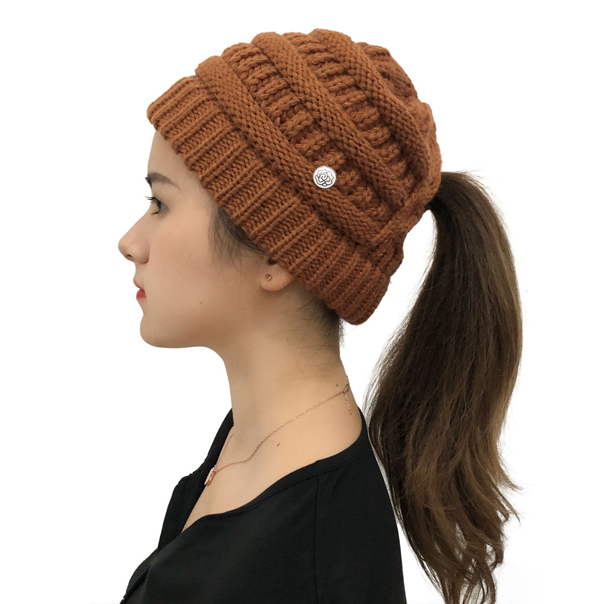 帽子 rosarymoon Bucktail Knit Beanie Bucktail Knit Beanie - ROSARYMOON OFFICIAL WEB STORE