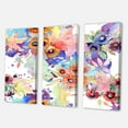thumbnail image 3 of Designart ' Abstract Bouquet Floral Botanical Flowers ' Modern Canvas Wall Art Print, 3 of 3