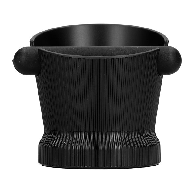 Petit Récipient à Café Ménager Seau à Marc de Café Bac à Déchets Rayé Boîte à Marc avec Base