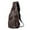 Brown, variant on Potrochi Mens Sling Bag, Leather Sling Bag Waterproof Shoulder Chest Crossbody Bag Casual Daypack for Men Hiking Daypack Multipurpose Cross Body Chest Bag Waterproof Unisex Shoulder Bag