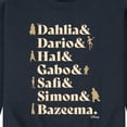 thumbnail image 3 of Disney Wish - Dahlia, Darlo, Hal, Gabo, Safi, Simon, & Bazeema - Men's Crew Neck Fleece Pullover, 3 of 5