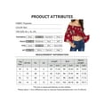 thumbnail image 5 of Gvmfive Women Floral Print Off The Shoulder Flared Long Sleeve Cropped Tops 2XL, 5 of 5