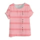 thumbnail image 4 of Vestidos Casuales Para Mujer, Blusas De Mujer De Moda Blusa informal de lino con botones y manga corta estampada para mujer, 4 of 4