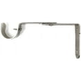 thumbnail image 6 of Urbanest Adjustable Curtain Rod Bracket, Fits 1 1/4" Rod, Brushed Steel, Set of 2, 6 of 6