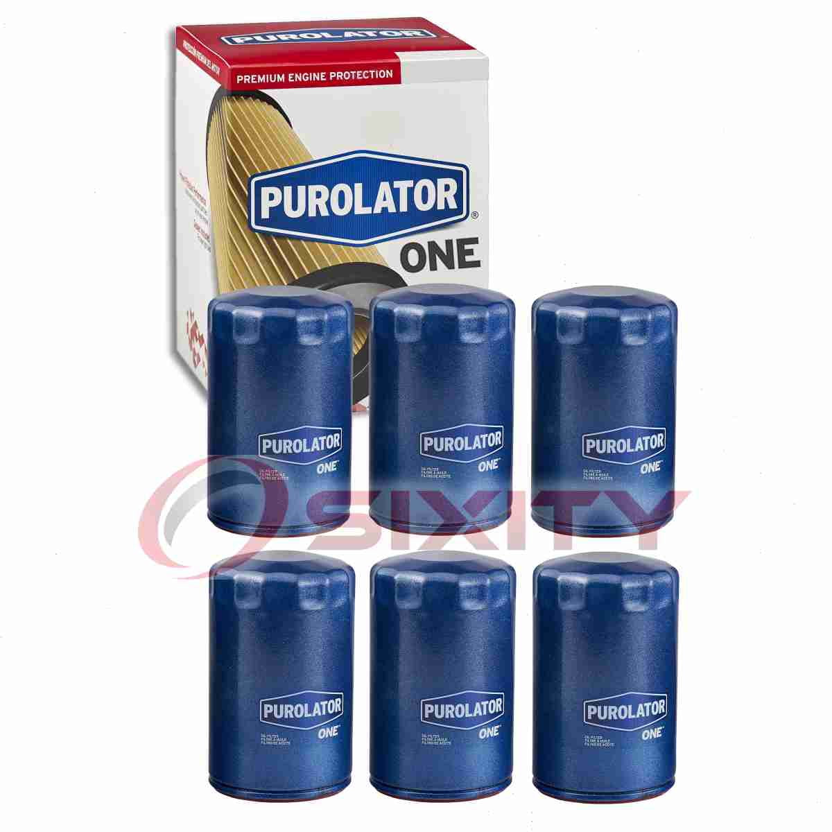 6 pc Purolator ONE PL24011 Engine Oil Filters for Oil Change Lubricant Filters Fits select: 1988-2000 CHEVROLET GMT-400, 1995-2000 CHEVROLET TAHOE