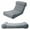 Dark Gray, variant on eVita 5-Position Adjustable Metal Frame Outdoor Chaise Lounge Chair with Thick Beige Cushion, Water-Resistant Olefin Fabric