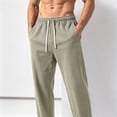 thumbnail image 7 of Gamivast Sweatpants for Men-Straight Leg Athletic Joggers Elastic Waist Drawstring Track Pants with Pockets, 7 of 7