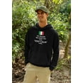 thumbnail image 3 of Old Glory Mens Don't Do Calm Italian Long Sleeve Graphic Hoodie, 3 of 6