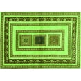thumbnail image 1 of Ahgly Company Indoor Rectangle Abstract Green Contemporary Area Rugs, 8' x 10', 1 of 1