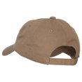 thumbnail image 3 of Wyoming Indian Paintbrush with Map Embroidered Unstructured Washed Cap - Khaki OSFM, 3 of 5