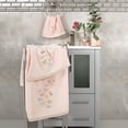 thumbnail image 2 of Linum Home Textiles 100% Turkish Cotton Mariposa 2PC Embellished Fingertip Towel Set, 2 of 3