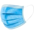 thumbnail image 2 of Mascarilla Cubreboca Cubre Boca 50 Piezas Con Elastico Desechables de Protección Tricapa, Azul, Mascarilla Higiénica con Ajustador Nasal, Tapabocas para Todo Tipo de uso, 2 of 5