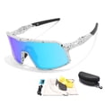 thumbnail image 1 of Los anteojos Deportes Gafas de sol polarizadas Protección UV Ciclismo Gafas de sol para hombres Mujeres Ciclismo Pesca Correr Conducir, 1 of 7