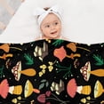 thumbnail image 2 of Mushroom Blanket Soft Flannel Fleece Lightweight Mushrooms Throw Blanket for Kids Boys Girls All Season Colorful Plant Blankets for Sofa Couch Bed Decorative Mushroom Blanket Birthday Gifts 60"x50", 2 of 6