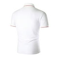 thumbnail image 3 of CaiJunJia George Polo Shirt,Men's Classic Fit Short Sleeve Solid Soft Cotton Polo Shirt, 3 of 5