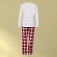 thumbnail image 5 of Disfraz Premium Pantalones de manga larga para la familia, traje informal a cuadros con estampado de alce (niño blanco 8-9T) Kuymtek Blanco 8-9 años para Unisex, 5 of 5