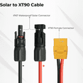thumbnail image 2 of XT90 Female to Solar Panel Connector Cable 10 AWG for Solar Panel Power Station, 2 of 6