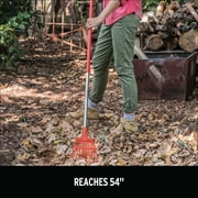 Corona Aluminum Handle, Steel Head Fixed Tine Shrub Rake - 8, 11 Tines