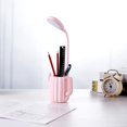 thumbnail image 2 of Lámpara de escritorio LED CHAO Cactus 3W con portalápices rosa, 2 of 3