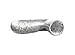 Builders Best 010793 4" X 8' SilverDuct Dryer Transition Duct, , Pack of 1